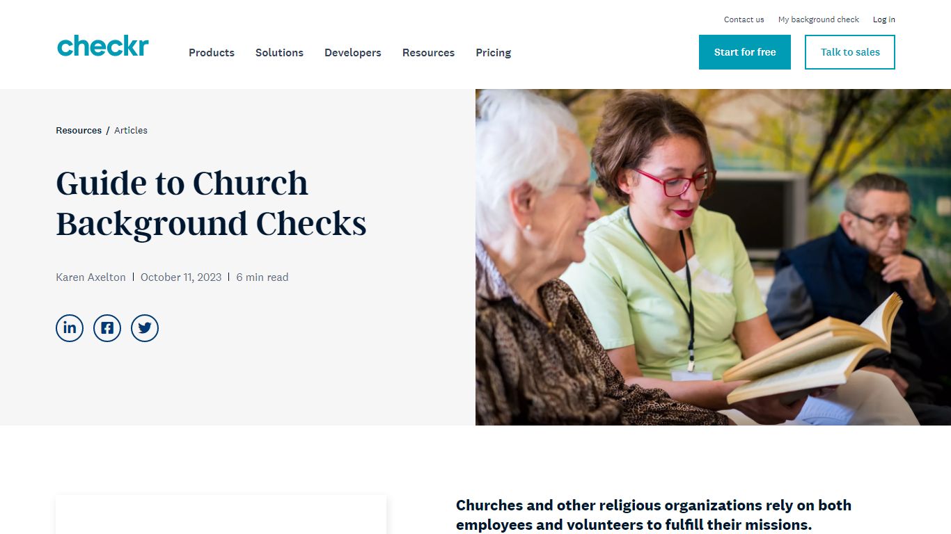 Complete Guide to Church Background Checks | Checkr